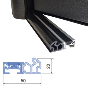 Bodenschwelle Haustür Hörmann Thermo65