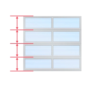 Standard – gleichhohe Rahmen