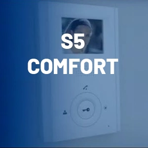 S5 Comfort – 5-fach Schloss mit E-Motor und mechanischer Selbstverriegelung. Vorgerüstet für bauseitigen Taster / Türsprecher.