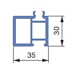 Bodeneinstandsprofil 30 mm